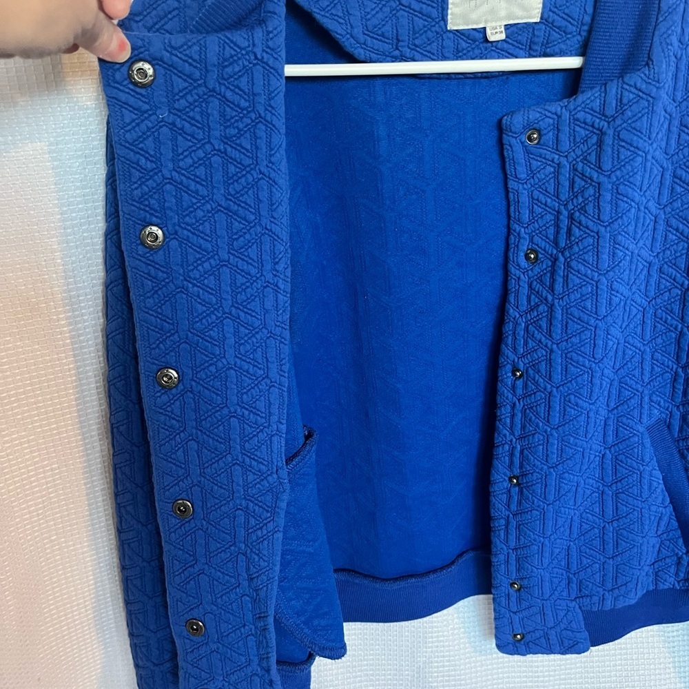 Hypr Button Up Sweatshirt Jacket Women’s Sz S - Picture 9 of 9
